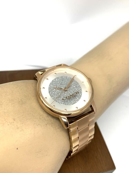 Coach Women\'s Watch 14503492 Quartz Silver Dial Rose Gold Stainless Steel 36mm main image 6
